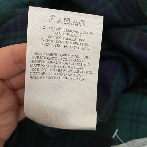 Onepiece Norwegian The Checked Pyjamas Unisex Small Green Tartan Plaid Jumpsuit - Picture 13 of 16